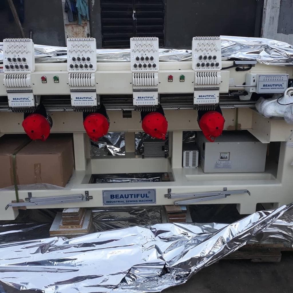 Four-Head Monogram Embroidery Machine